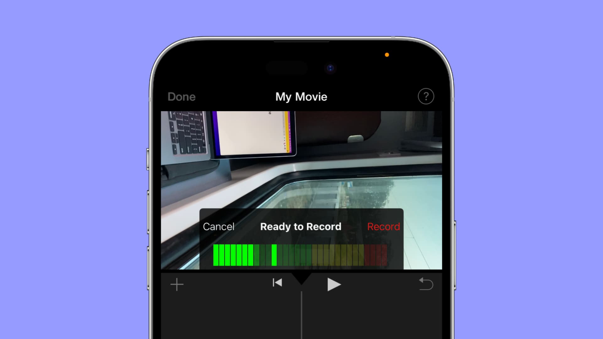 how to do a voiceover on imovie