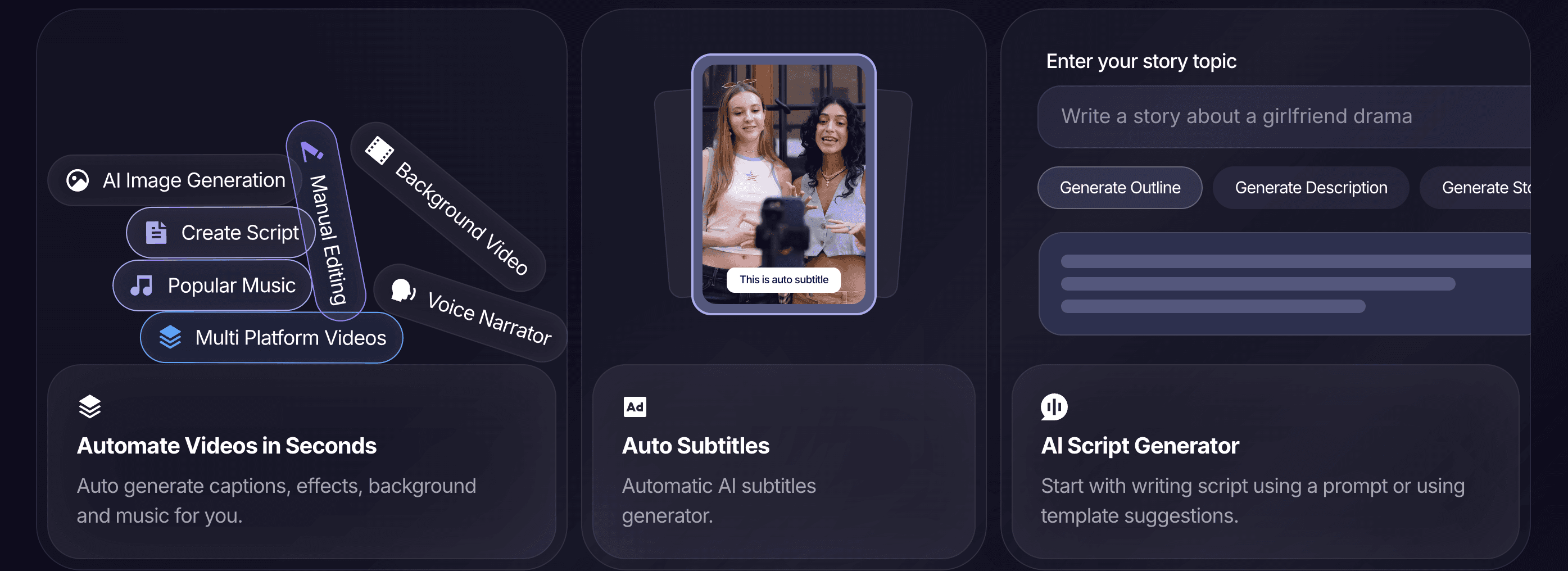 crayo script - video content creation