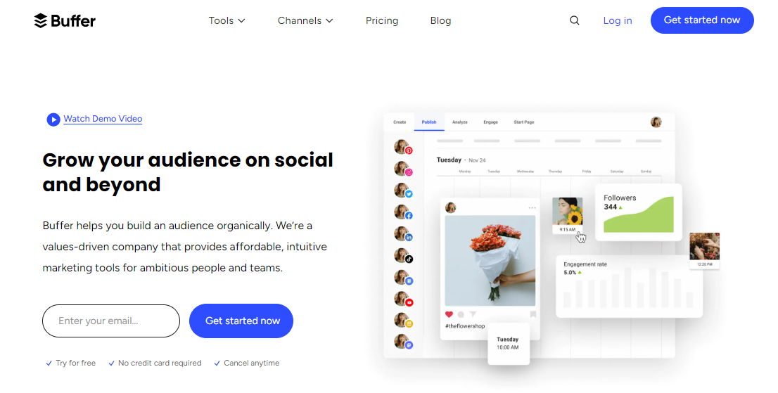 buffer - YouTube Marketing Tools