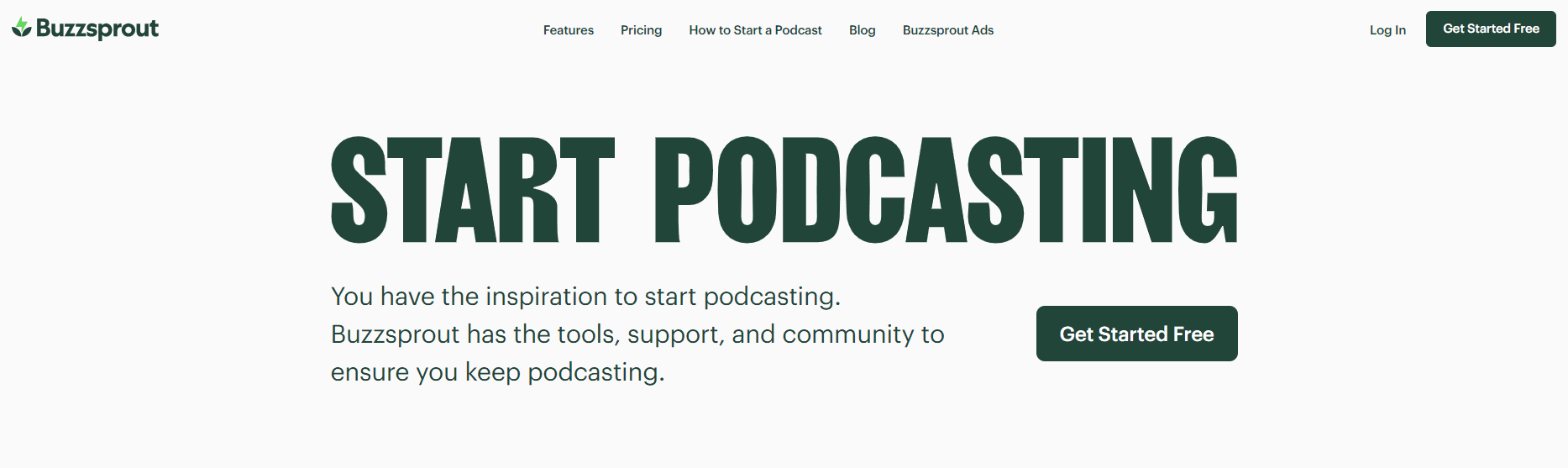 Buzzsprout - Content Creator Tools