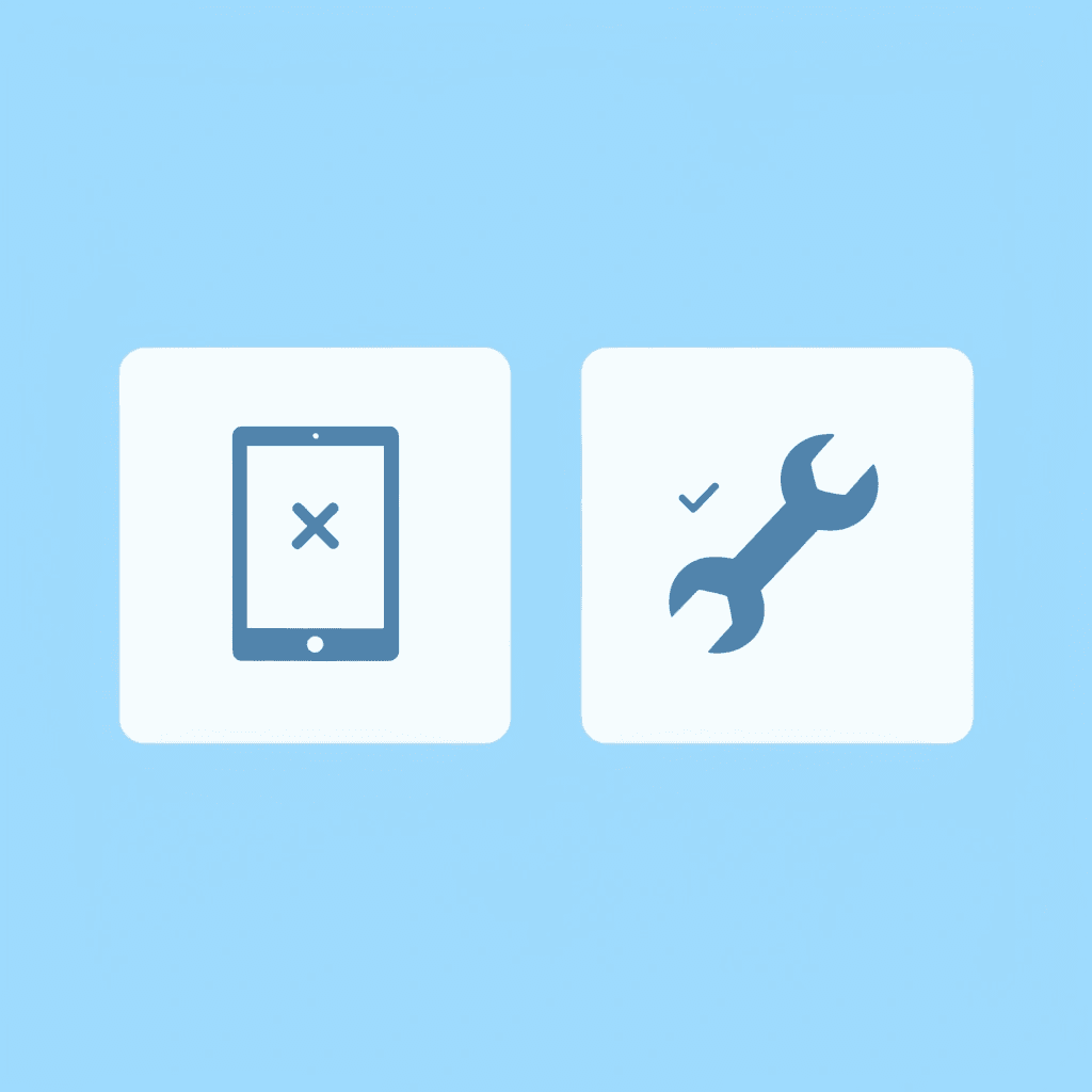 Before and after comparison showing user struggle with external tools transforming into successful native feature usage