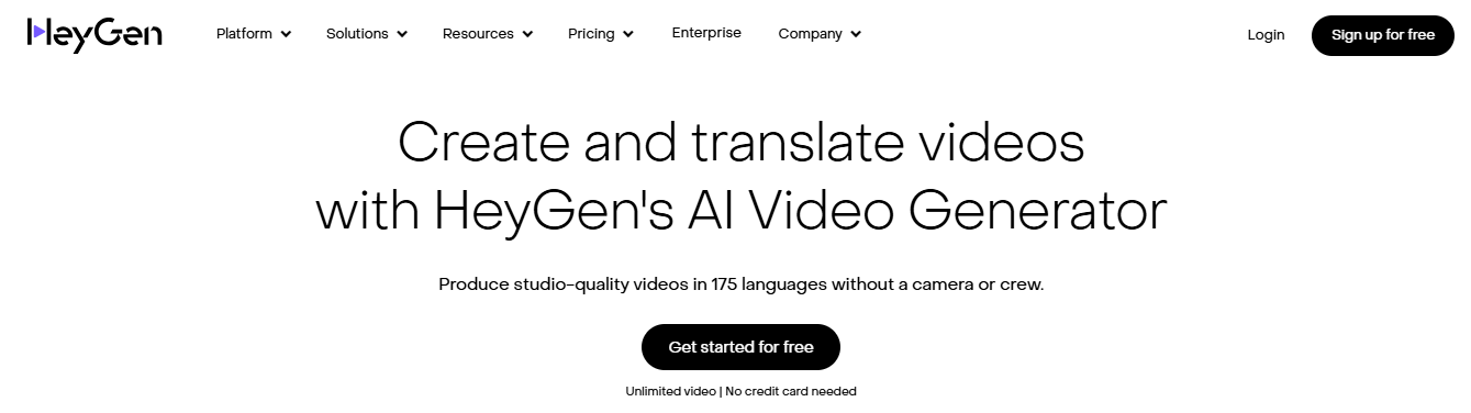 heygen - Visla Alternatives