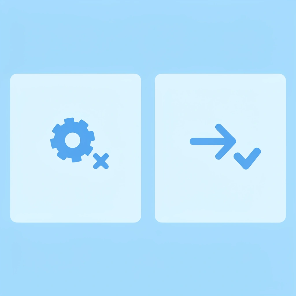 Before and after comparison showing random voice tactics transforming into a systematic, measurable growth strategy
