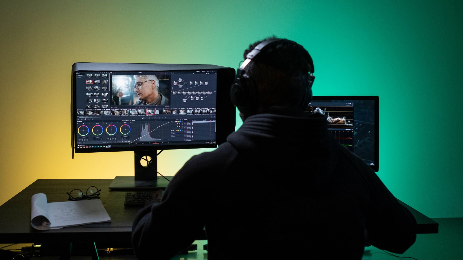 man editing - Best Video Editing Software for Content Creators