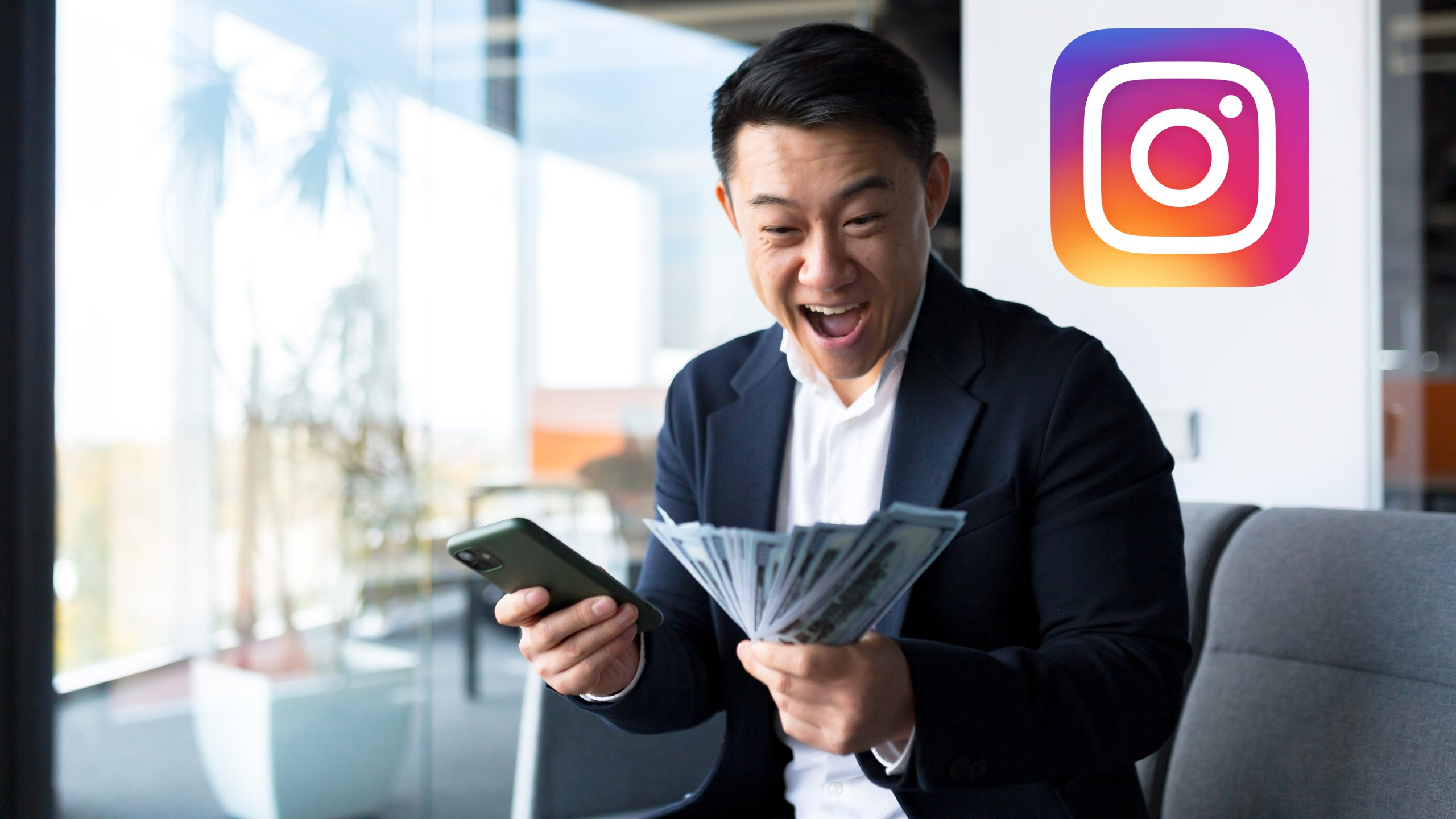 man with money - Does Instagram Pay Creators