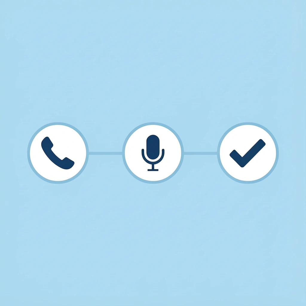 Timeline showing progression from 30 seconds to 5 minutes total time required