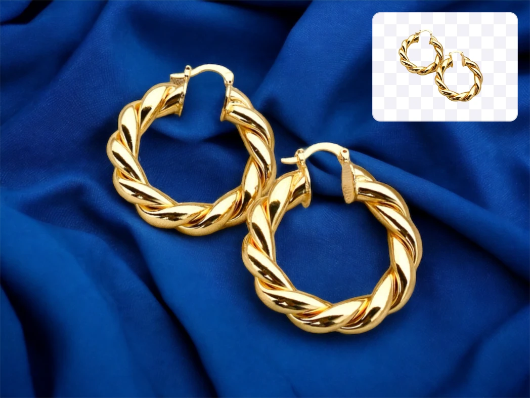 earrings in gold - How To Sell Earrings On Instagram