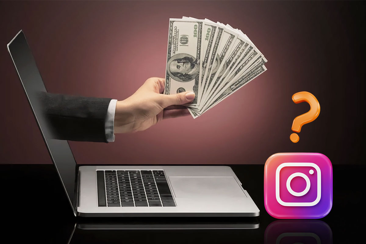 laptop and instagram app - Instagram Reels Bonus Eligibility