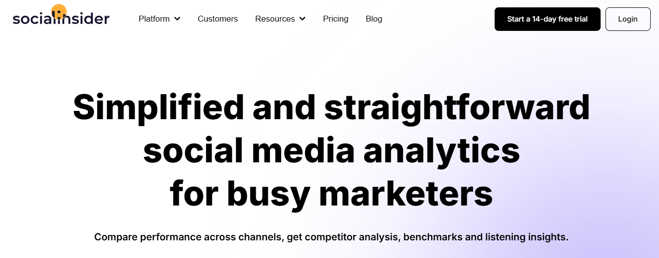 social insider - Instagram Marketing Tools