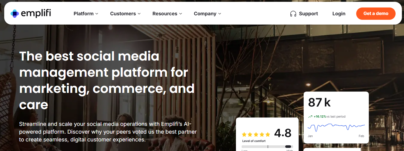 emplifi -  Best Social Media Marketing Tools