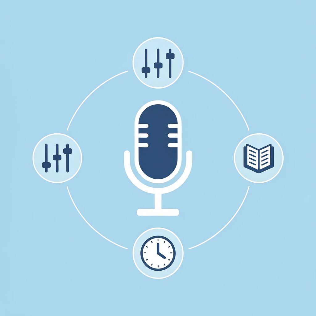 Central hub labeled 'Prosodic Control' connected to four surrounding elements: tone settings, pause placement, speech patterns, and contextual emphasis
