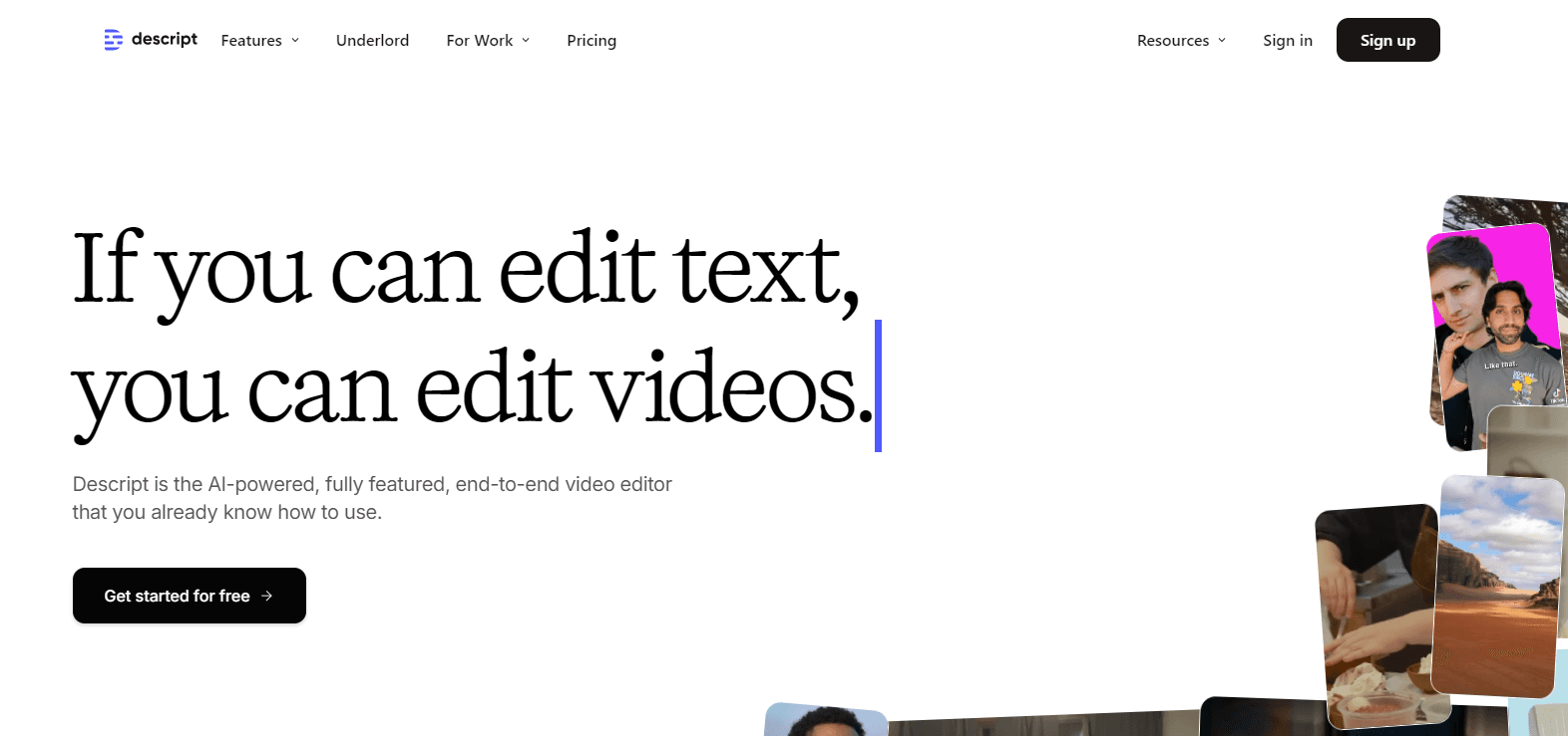 Descript - Content Creator Tools