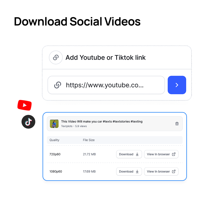 Download Social Videos