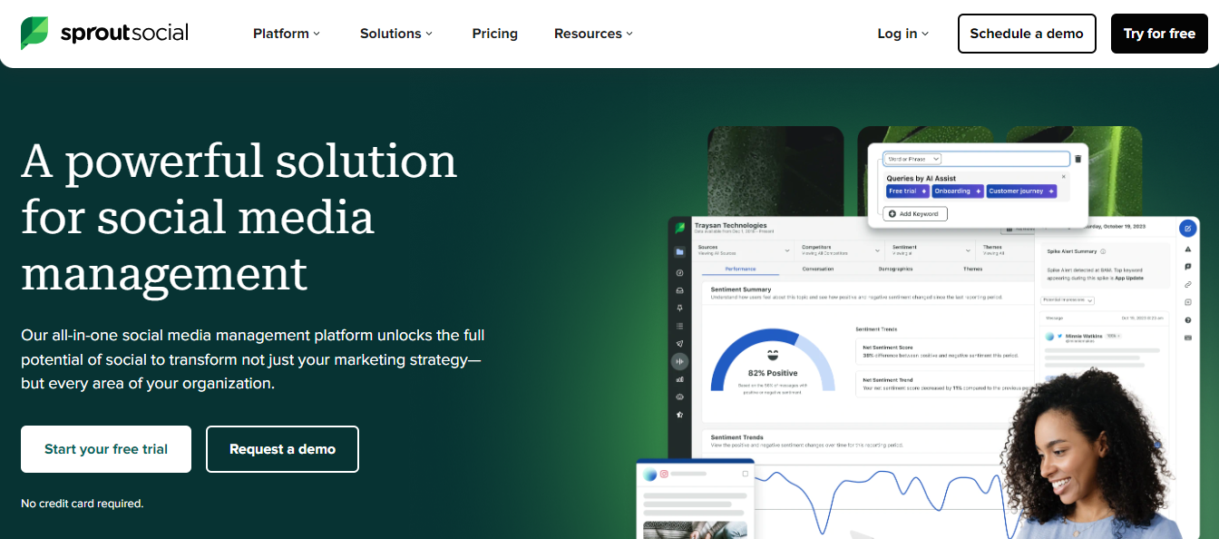 sprout social - YouTube Marketing Tools