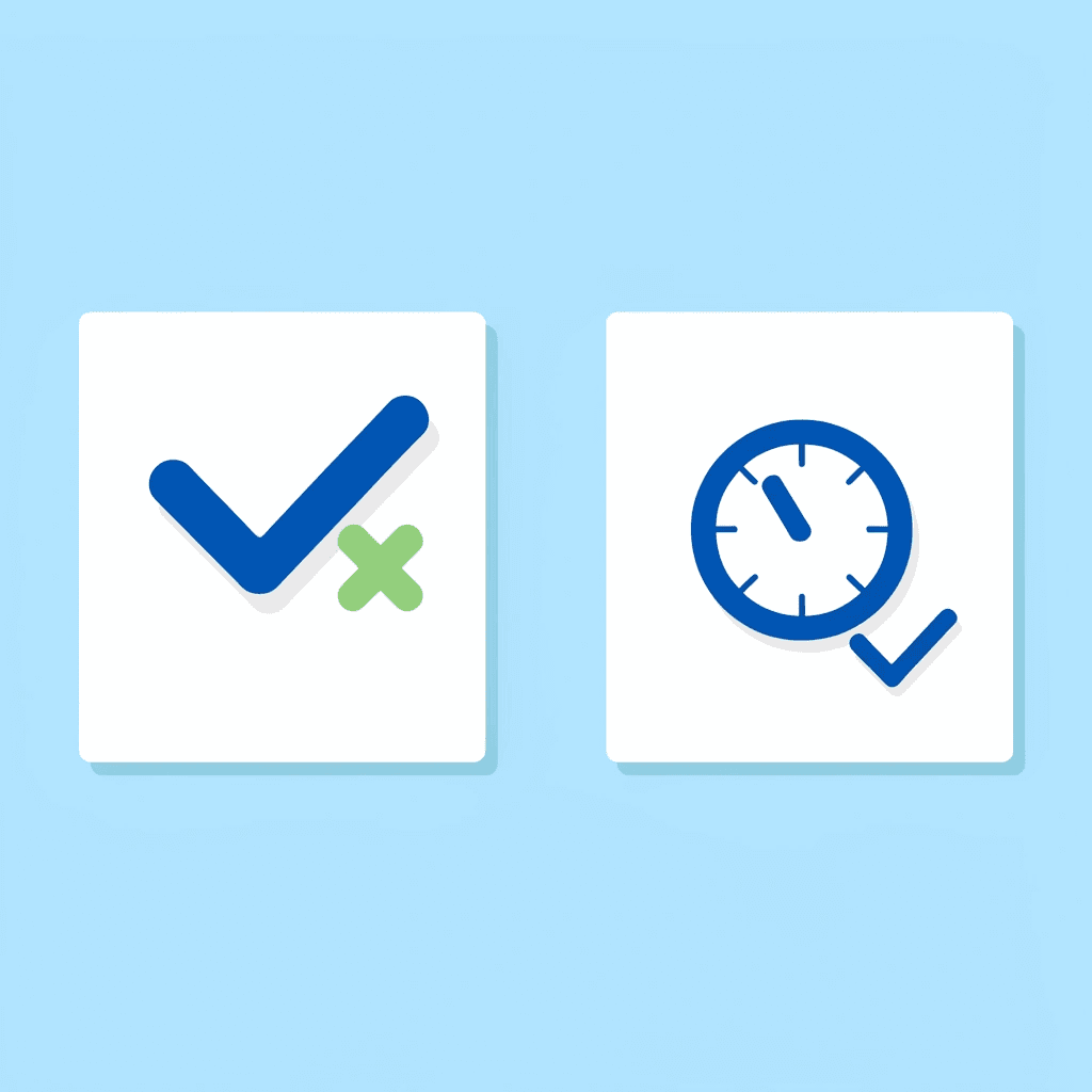  Before panel showing rushed single take, after panel showing improved quality from segmented approach