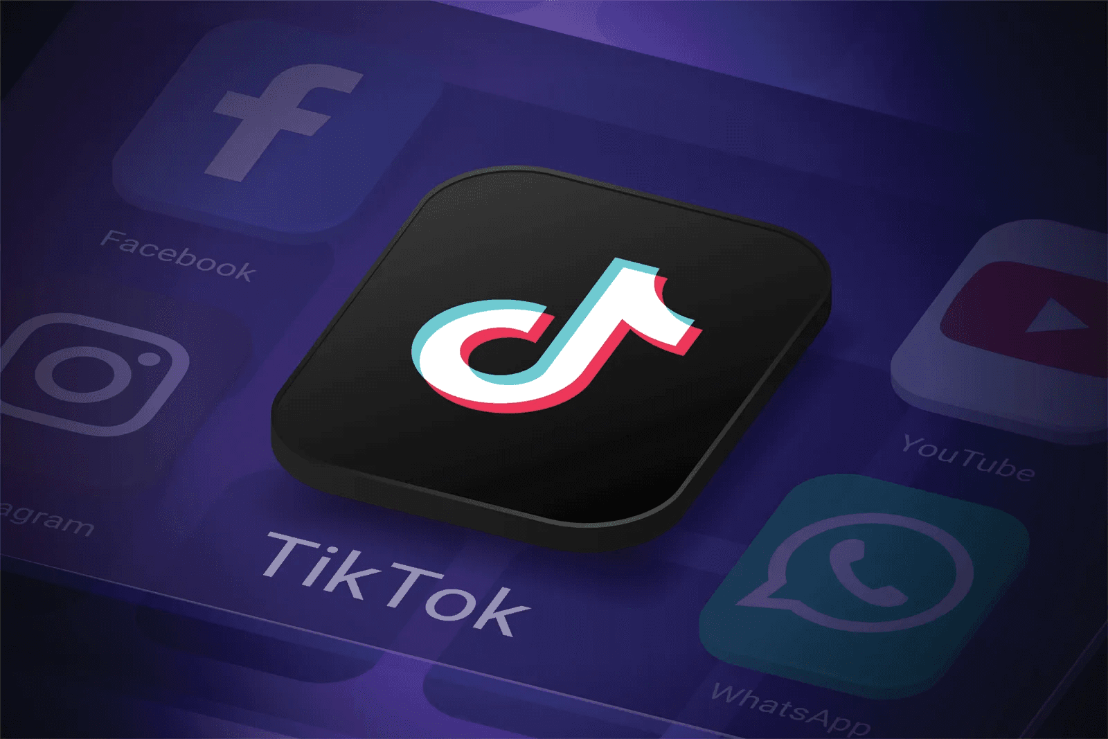TikTok icon among social apps - Why Is My Content Under Review on TikTok